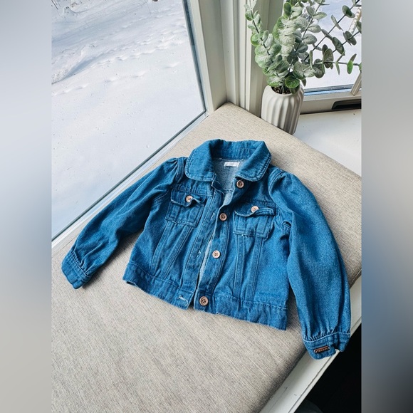 Tahari Kids Blue Denim Jacket 3T EUC - Picture 1 of 6